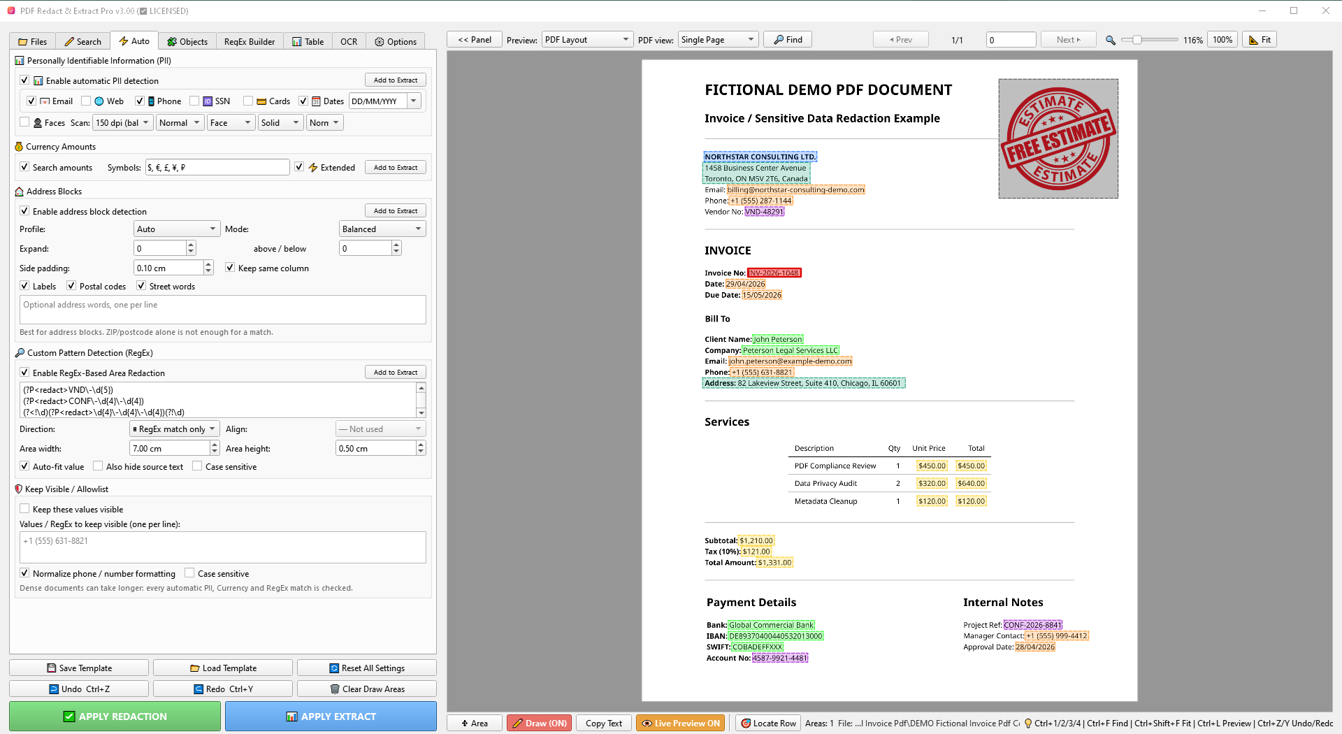 Custom Live Preview colors